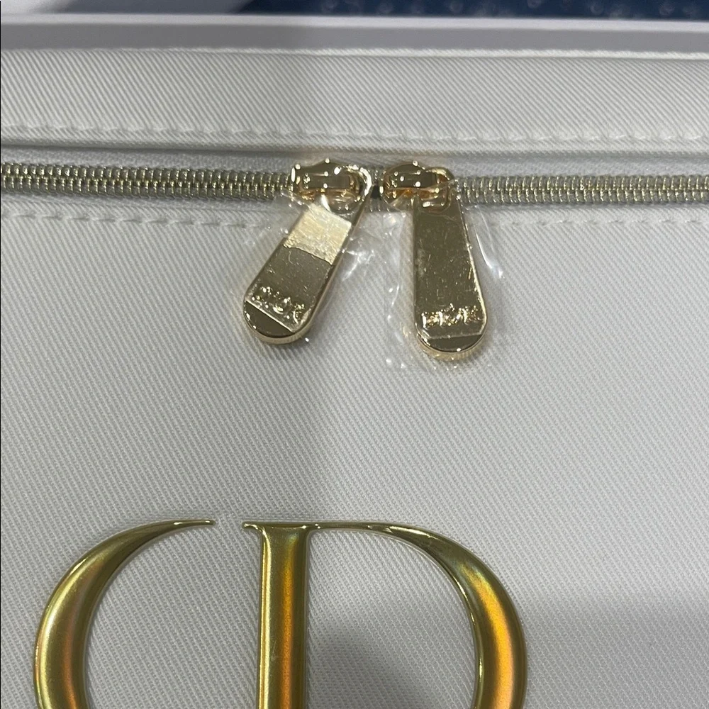 Dior White and Gold Pouch platinum set 4 item bundle - Picture 4 of 7